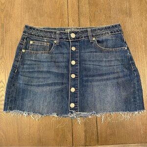 Maurice’s Denim Button-Front Mini Skirt